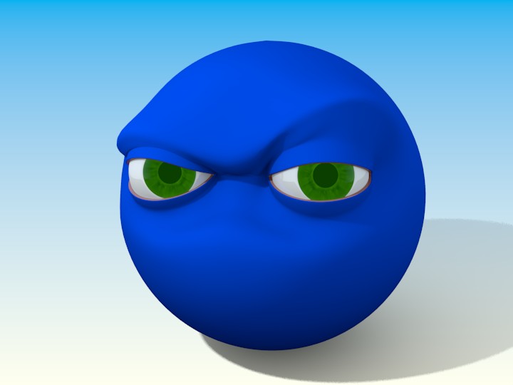 Blue V.1(Rigged) preview image 1